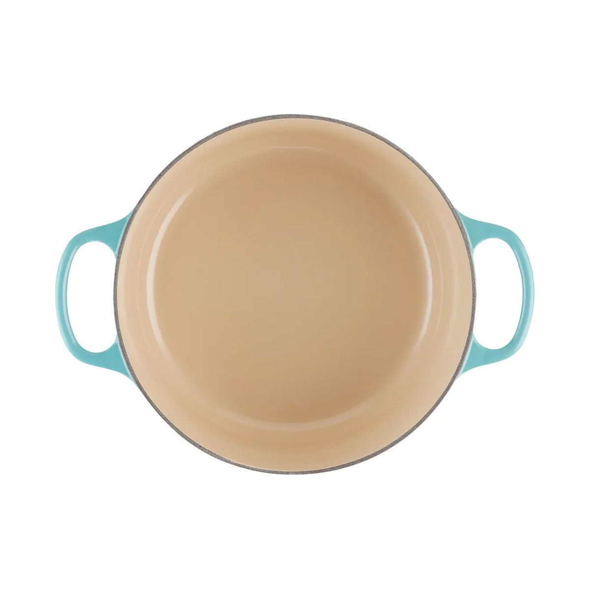 Le Creuset Runder Bräter aus Gusseisen Karibik 24cm