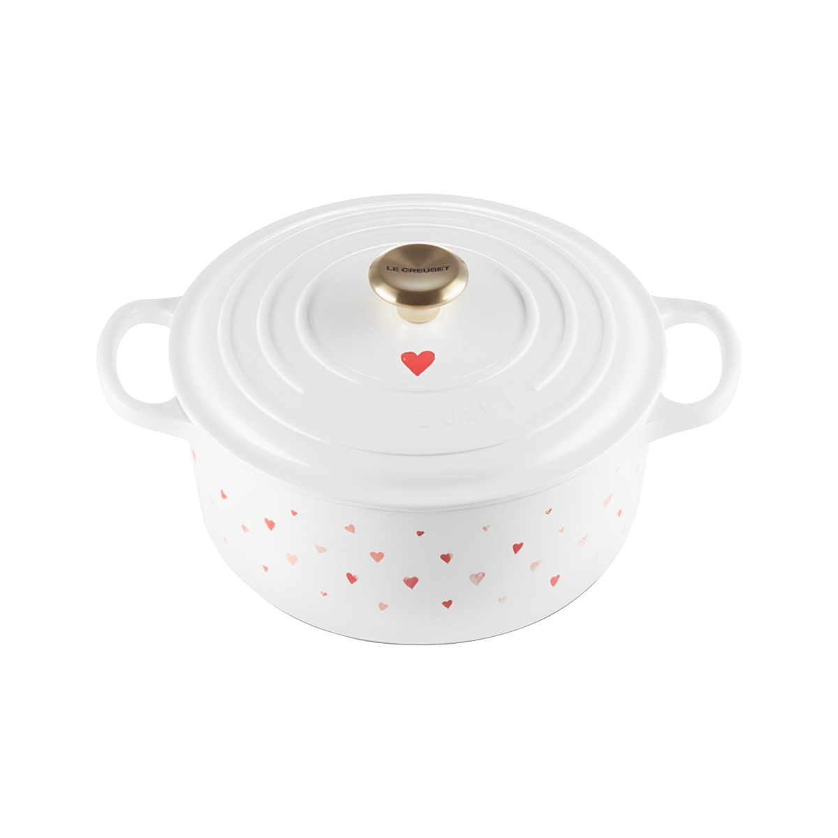 Le Creuset Bräter Signature rund Hearts 22cm