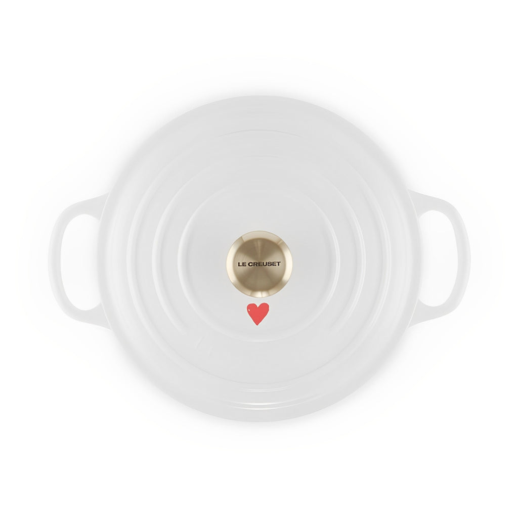 Le Creuset Bräter Signature rund Hearts 22cm