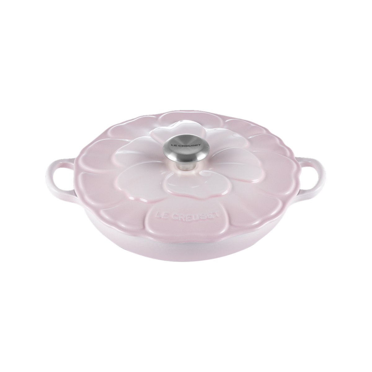 Le Creuset Shell Pink Petal Braiser 26cm 2.2L