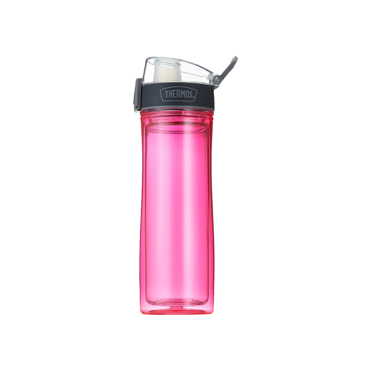 Thermos Trinkflasche Tritan doppelwandig, Pink, 530ml