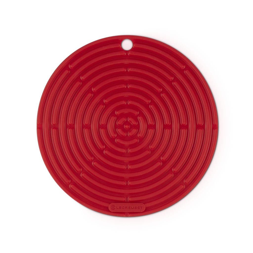 Le Creuset Runder Topflappen Kirschrot 20cm