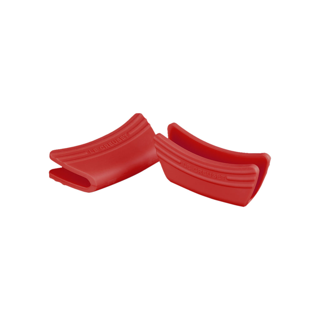 Le Creuset 2er-Set Silikon Griffschutz- Kirschrot