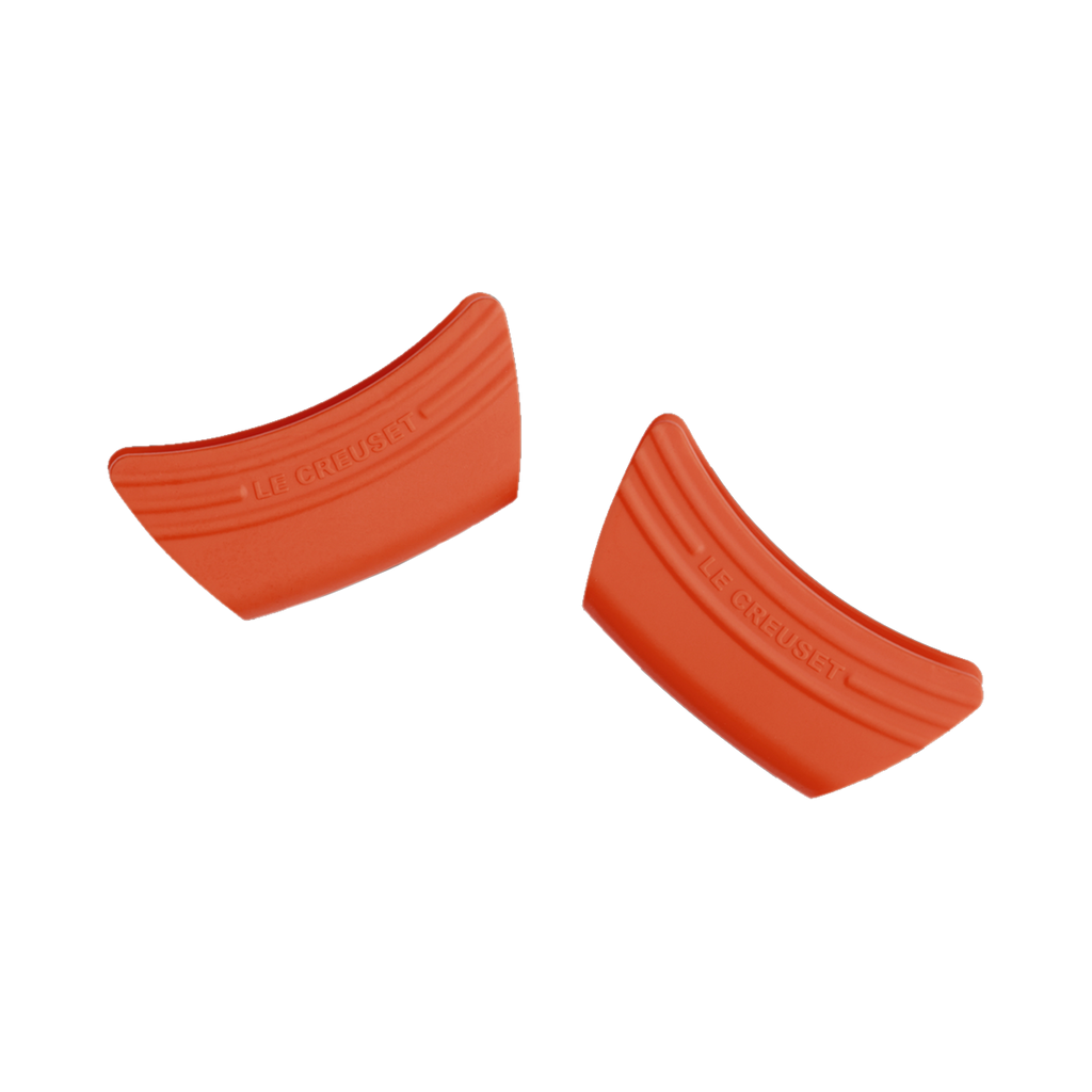 Le Creuset 2er-Set Silikon Griffschutz- Ofenrot