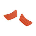 Le Creuset 2er-Set Silikon Griffschutz- Ofenrot