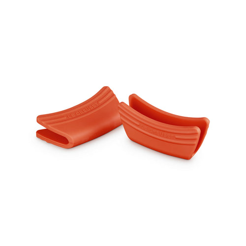 Le Creuset 2er-Set Silikon Griffschutz- Ofenrot