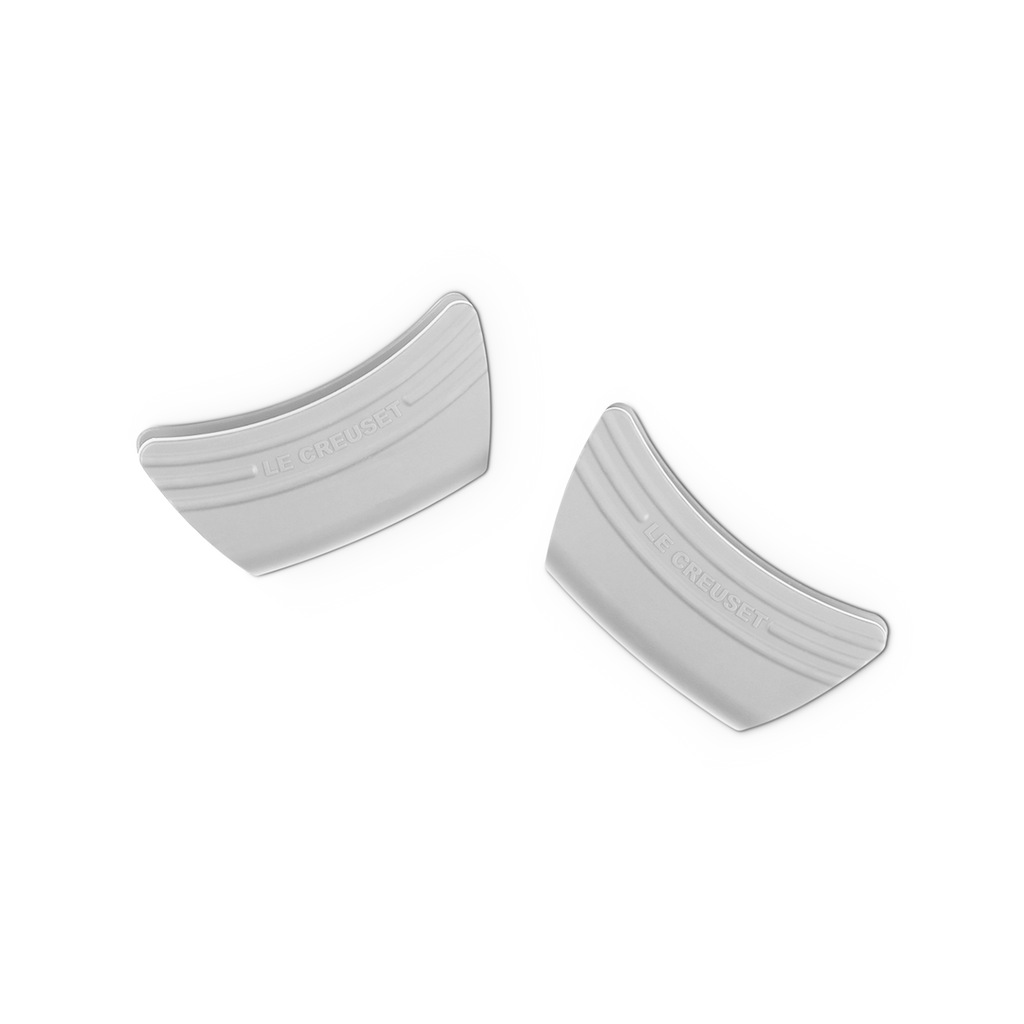 Le Creuset 2er-Set Silikon Griffschutz- Perlgrau