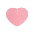 Le Creuset Silikon-Herz-Untersetzer Tradition Shell Pink 20cm