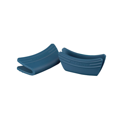 Le Creuset 2er-Set Silikon Griffschutz- Deep Teal