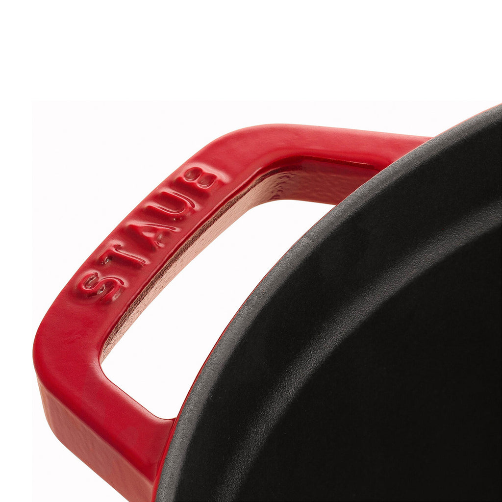 Staub La Cocotte 24cm, rund, Kirsch-Rot, Gusseisen