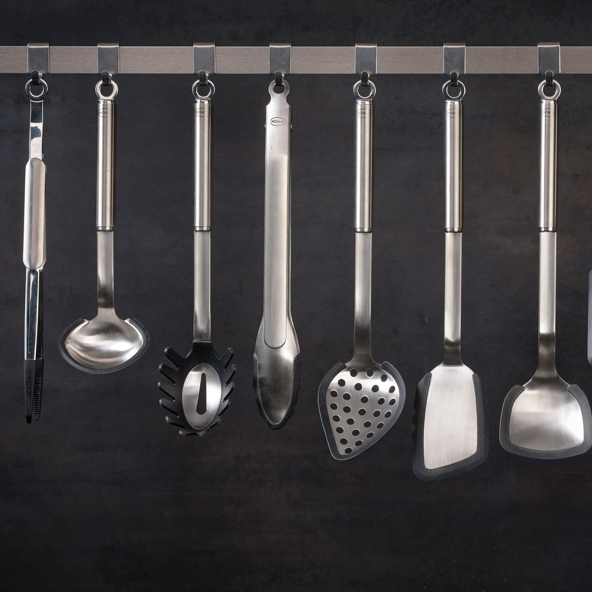 RÖSLE Gourmetzange 30cm Silikonrand