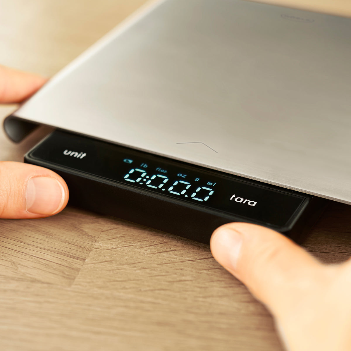 RÖSLE Digitale Küchenwaage mit Slide Mechanismus