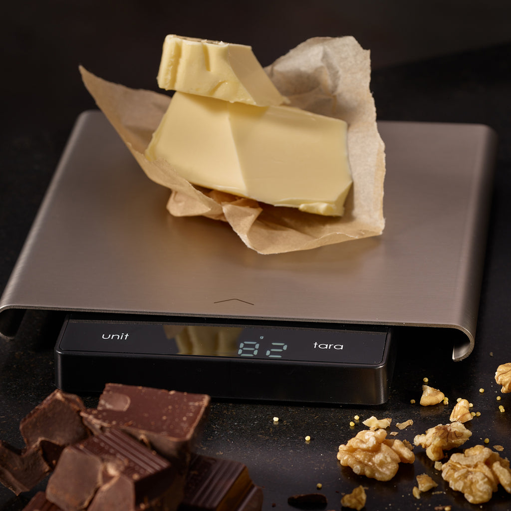 RÖSLE Digitale Küchenwaage mit Slide Mechanismus